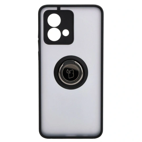 Buy Bizon Case Hybrid Ring Motorola Moto G84 5G smoky with a black frame - BIZ4014 - {ean13} - Home Screen Store Europe