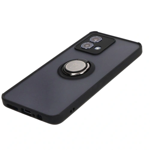 Kup Bizon Case Hybrid Ring Motorola Moto G84 5G füstös fekete kerettel - BIZ4014 - {ean13} - Sklep Home Screen