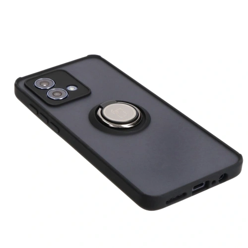 Buy Bizon Case Hybrid Ring Motorola Moto G84 5G smoky with a black frame - BIZ4014 - {ean13} - Home Screen Store Europe