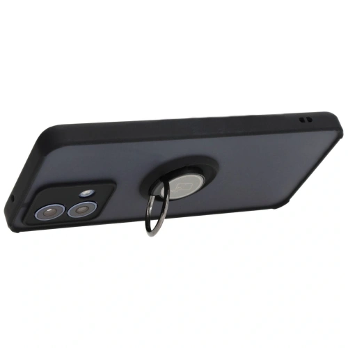 Buy Bizon Case Hybrid Ring Motorola Moto G84 5G smoky with a black frame - BIZ4014 - {ean13} - Home Screen Store Europe