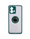 Kup Bizon Case Hybrid Ring Motorola Moto G84 5G fumuriu cu un cadru verde închis - BIZ4015 - {ean13} - Sklep Home Screen