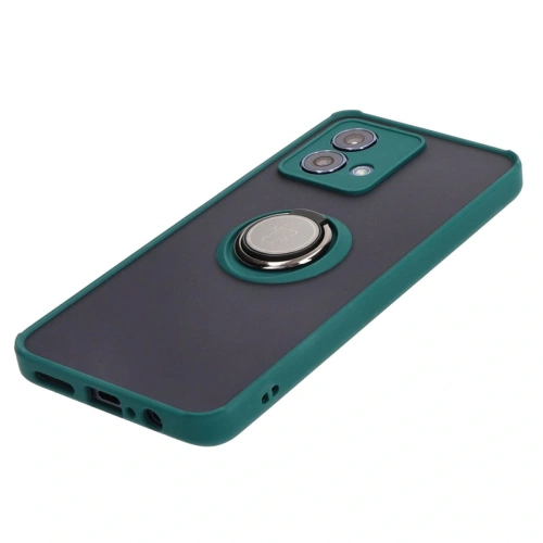 Kup Bizon Case Hybrid Ring Motorola Moto G84 5G fumuriu cu un cadru verde închis - BIZ4015 - {ean13} - Sklep Home Screen