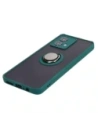 Kup Etui z uchwytem na palec Bizon Case Hybrid Ring do Motorola Moto G84 5G przydymione z ciemnozieloną ramką - BIZ4015 - {ean13} - Sklep Home Screen