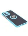 Kup Etui z uchwytem na palec Bizon Case Hybrid Ring do Motorola Moto G84 5G kouřové s jasně modrým rámem - BIZ4017 - {ean13} - Sklep Home Screen
