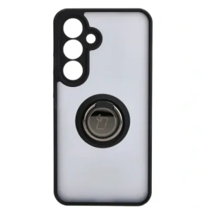Kup Bizon Case Hybrid Ring Samsung Galaxy S24 füstös fekete kerettel - BIZ4019 - {ean13} - Sklep Home Screen