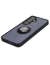Kup Etui s úchytem na prst Bizon Case Hybrid Ring pro Samsung Galaxy S24 kouřové s černým rámečkem - BIZ4019 - {ean13} - Sklep Home Screen