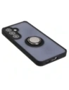 Kup Etui s úchytem na prst Bizon Case Hybrid Ring pro Samsung Galaxy S24 kouřové s černým rámečkem - BIZ4019 - {ean13} - Sklep Home Screen