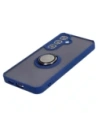 Kup Bizon Case Hybrid Ring Samsung Galaxy S24 smoky cu un cadru albastru închis - BIZ4020 - {ean13} - Sklep Home Screen