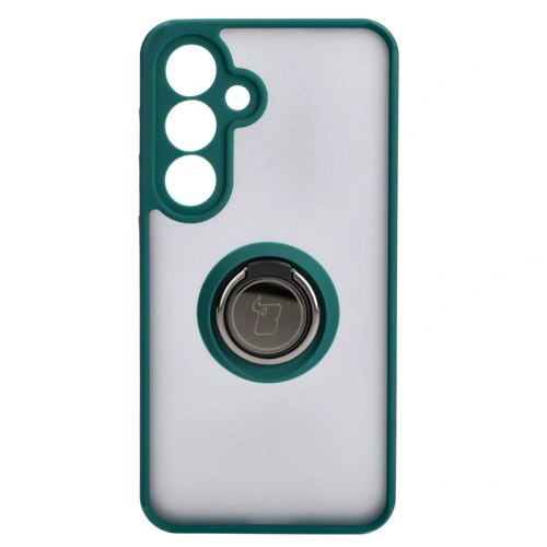 Buy Bizon Case Hybrid Ring Samsung Galaxy S24 smoky with a dark green frame - BIZ4021 - {ean13} - Home Screen Store Europe