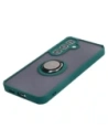 Buy Bizon Case Hybrid Ring Samsung Galaxy S24 smoky with a dark green frame - BIZ4021 - {ean13} - Home Screen Store Europe