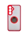 Kup Bizon Case Hybrid Ring Samsung Galaxy S24 fumuriu cu un cadru roșu - BIZ4022 - {ean13} - Sklep Home Screen