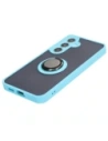 Kup Bizon Case Hybrid Ring Samsung Galaxy S24 fumuriu cu un cadru bleu deschis - BIZ4023 - {ean13} - Sklep Home Screen