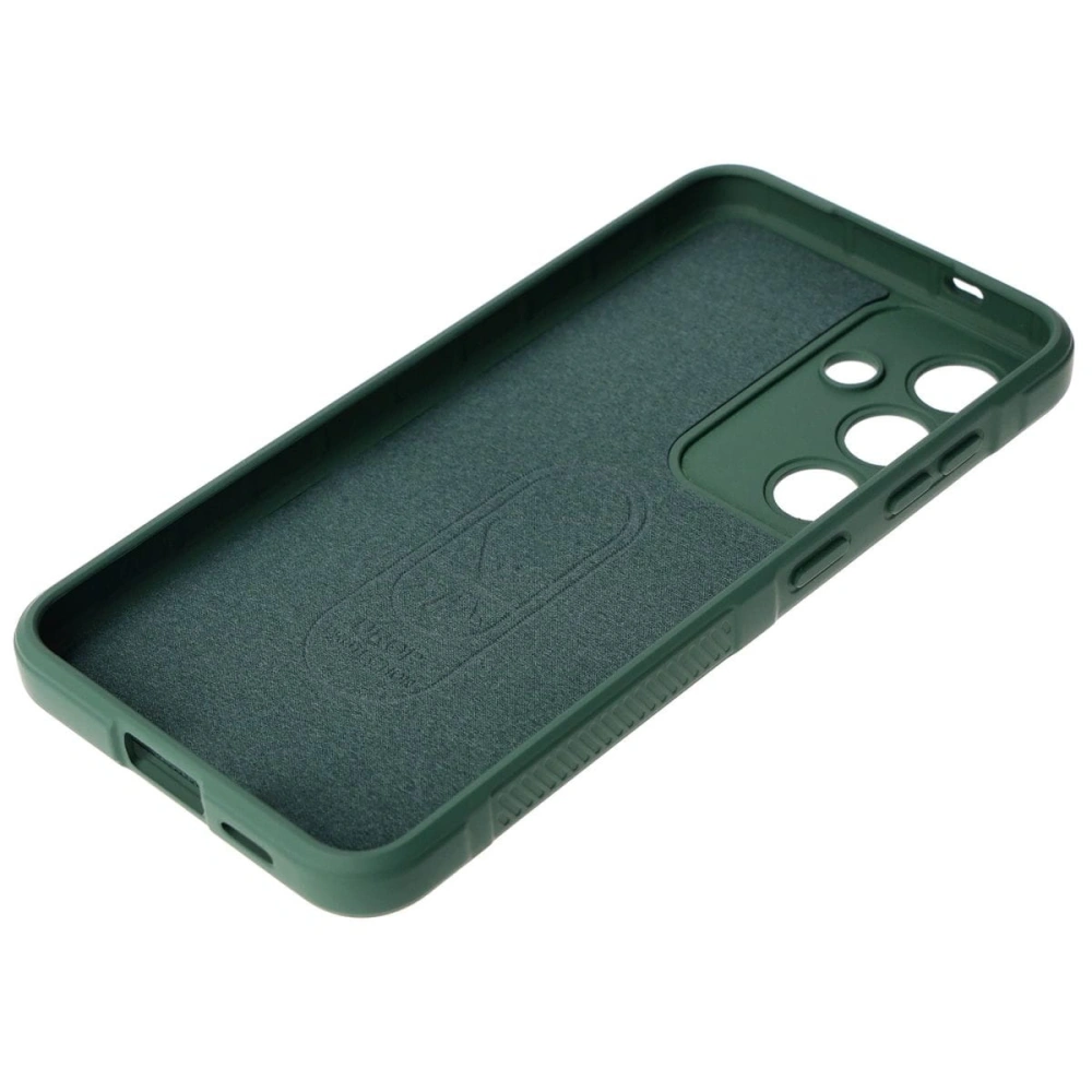 Pancerne etui Bizon Case Tur do Samsung Galaxy S24 ciemnozielone