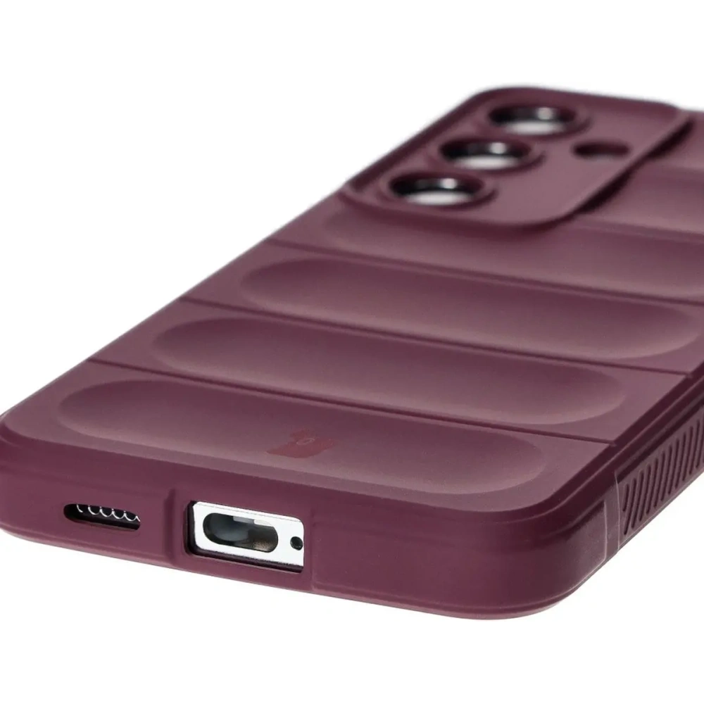 Pancerne etui Bizon Case Tur do Samsung Galaxy S24 ciemnofioletowe