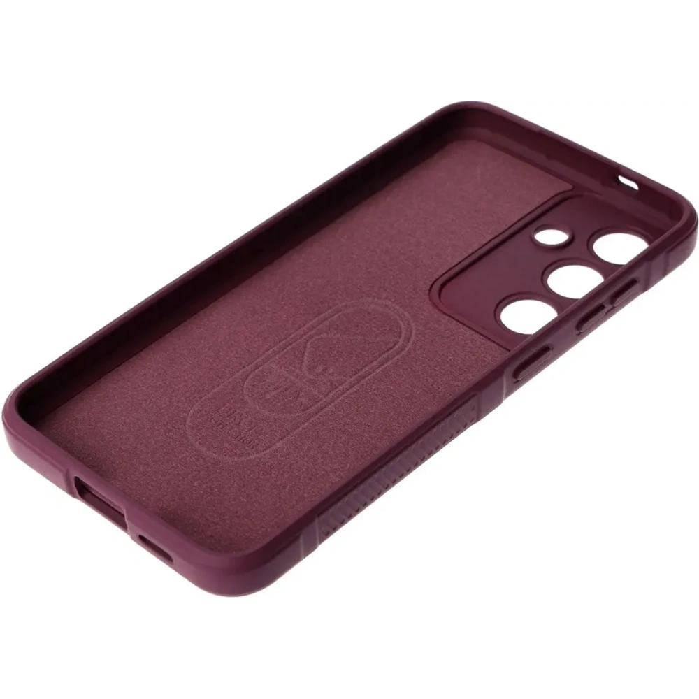 Pancerne etui Bizon Case Tur do Samsung Galaxy S24 ciemnofioletowe
