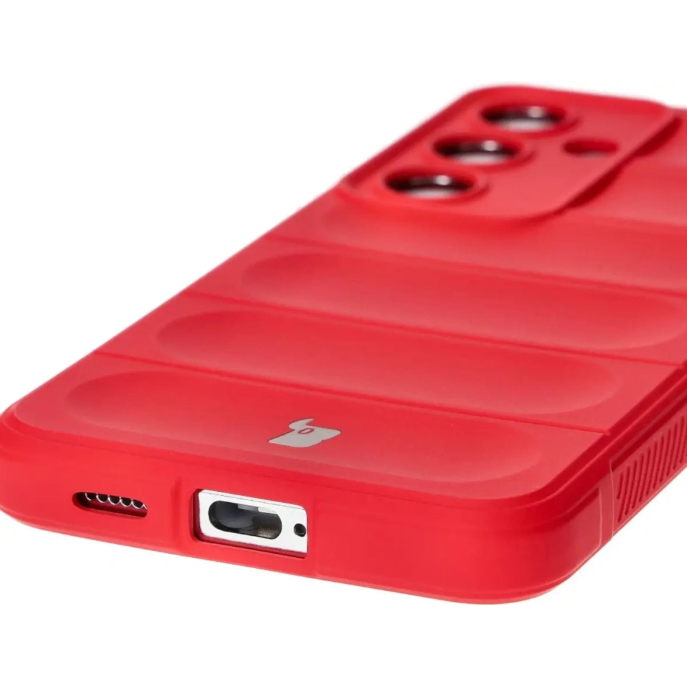 Pancerne etui Bizon Case Tur do Samsung Galaxy S24 czerwone