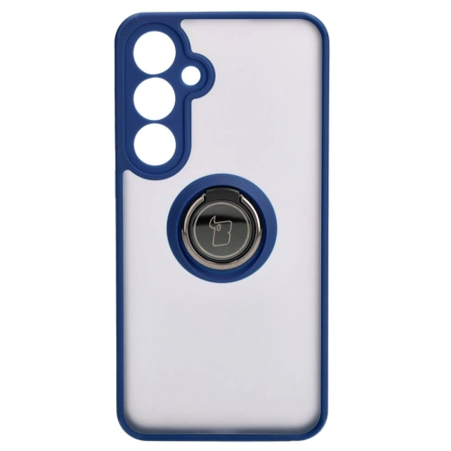 Kup Bizon Case Hybrid Ring Samsung Galaxy S24 Plus smoky cu un cadru albastru închis - BIZ4033 - {ean13} - Sklep Home Screen