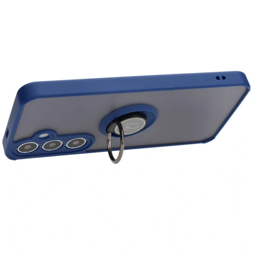 Buy Bizon Case Hybrid Ring Samsung Galaxy S24 Plus smoky with a navy blue frame - BIZ4033 - {ean13} - Home Screen Store Europe