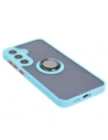 Buy Bizon Case Hybrid Ring Samsung Galaxy S24 Plus smoky with a light blue frame - BIZ4036 - {ean13} - Home Screen Store Europe