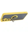 Kup Etui z uchwytem na palec Bizon Case Hybrid Ring do Samsung Galaxy S24 Plus kouřové se žlutým rámečkem - BIZ4037 - {ean13} - Sklep Home Screen