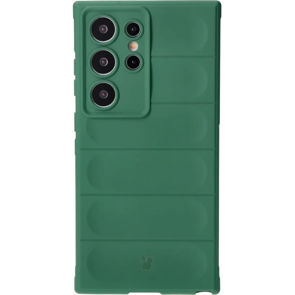 Pancerne etui Bizon Case Tur do Samsung Galaxy S24 Ultra ciemnozielone