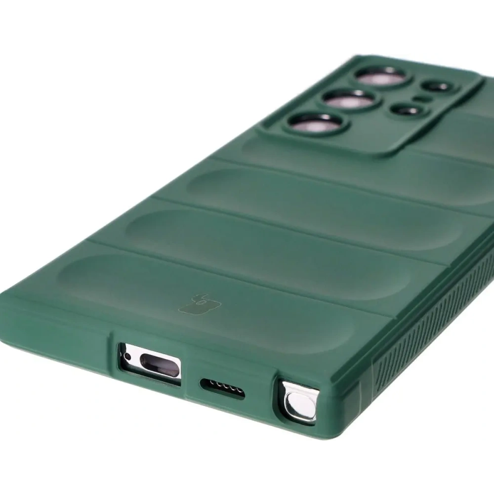 Pancerne etui Bizon Case Tur do Samsung Galaxy S24 Ultra ciemnozielone