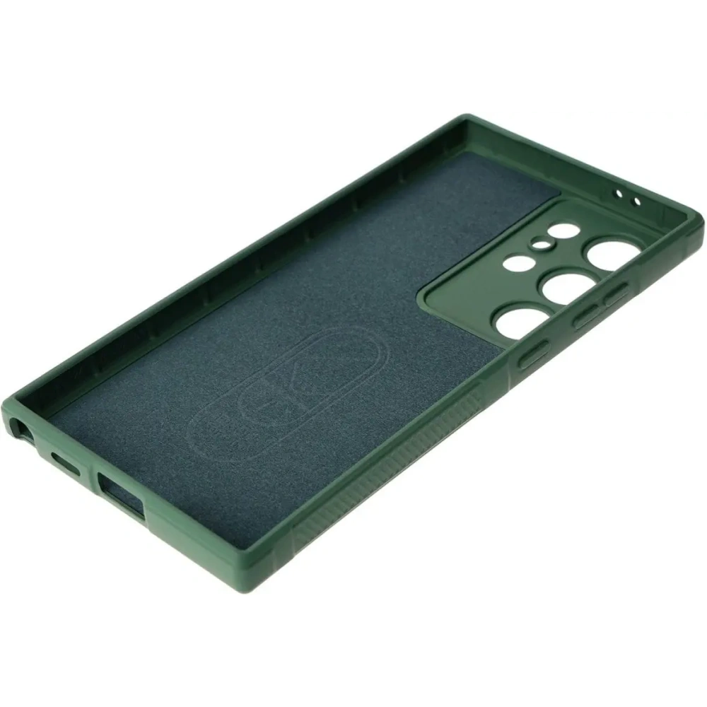 Pancerne etui Bizon Case Tur do Samsung Galaxy S24 Ultra ciemnozielone