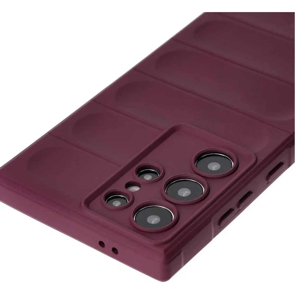 Pancerne etui Bizon Case Tur do Samsung Galaxy S24 Ultra ciemnofioletowe