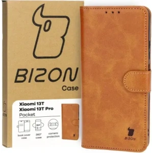 Kup Etui z klapką Bizon Case Pocket do Xiaomi 13T Pro / 13T brązowe - BIZ4048 - {ean13} - Sklep Home Screen