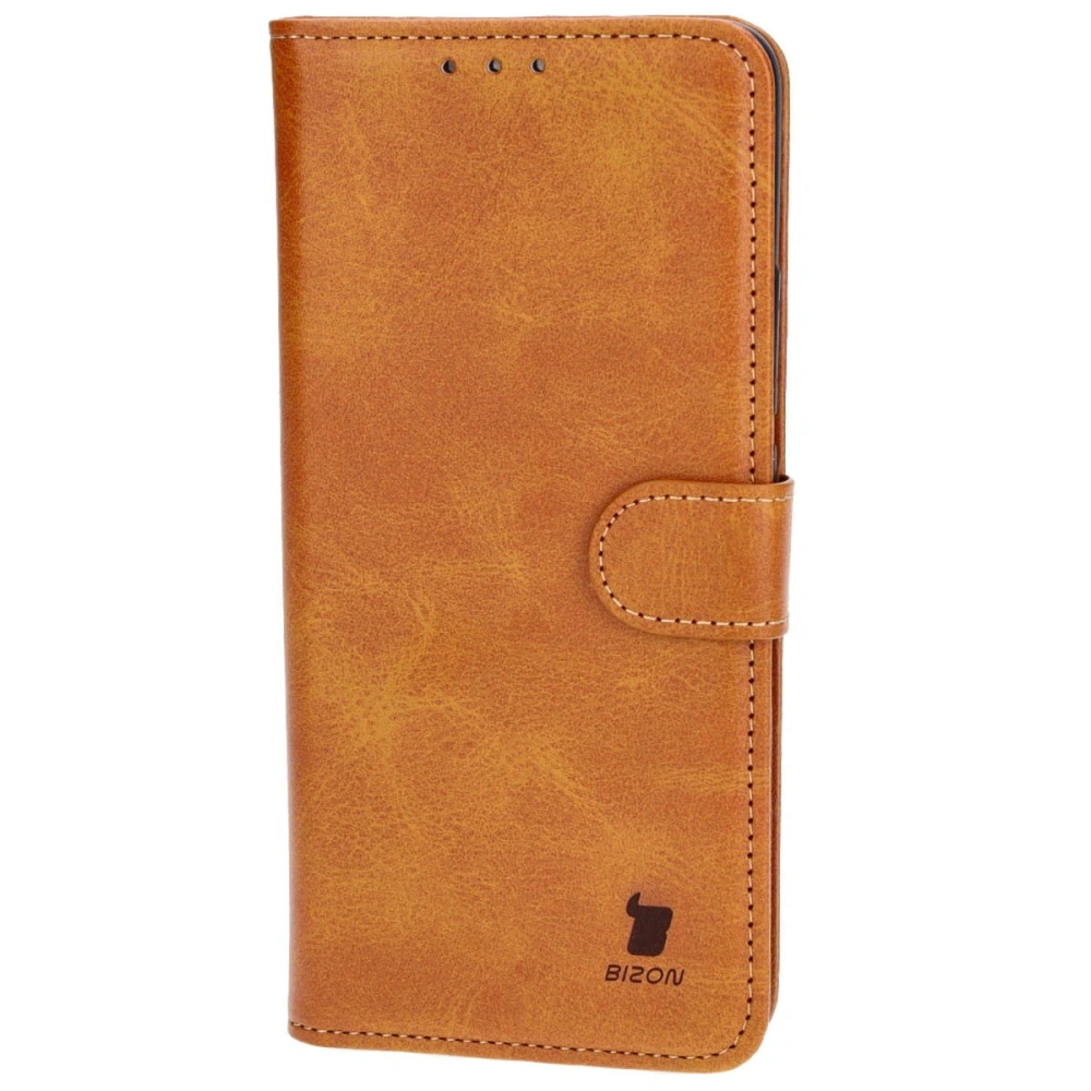 Etui z klapką Bizon Case Pocket do Xiaomi 13T Pro / 13T brązowe