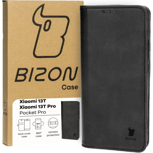 Kup Etui z klapką Bizon Case Pocket Pro do Xiaomi 13T Pro / 13T czarne - BIZ4050 - {ean13} - Sklep Home Screen