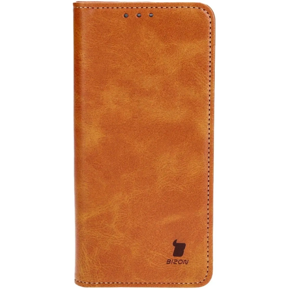 Etui z klapką Bizon Case Pocket Pro do Xiaomi 13T Pro / 13T brązowe