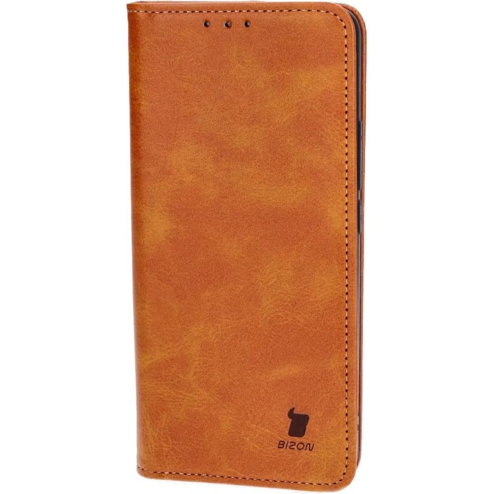 Etui z klapką Bizon Case Pocket Pro do Xiaomi 13T Pro / 13T brązowe