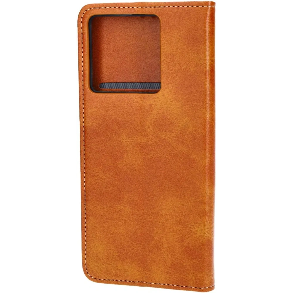 Etui z klapką Bizon Case Pocket Pro do Xiaomi 13T Pro / 13T brązowe