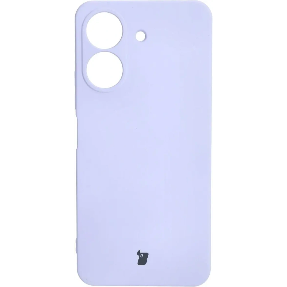 Etui Bizon Case Silicone do Redmi 13C / Poco C65 jasnofioletowe