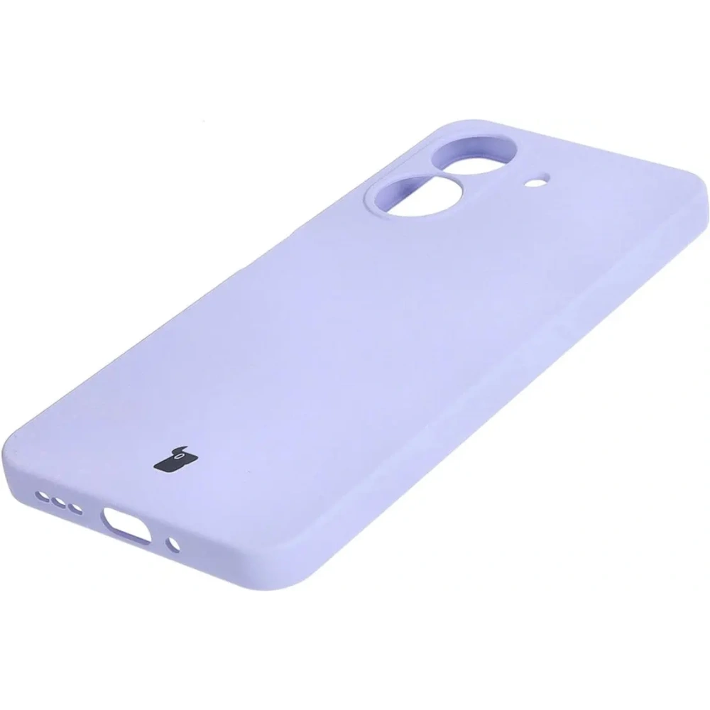 Etui Bizon Case Silicone do Redmi 13C / Poco C65 jasnofioletowe