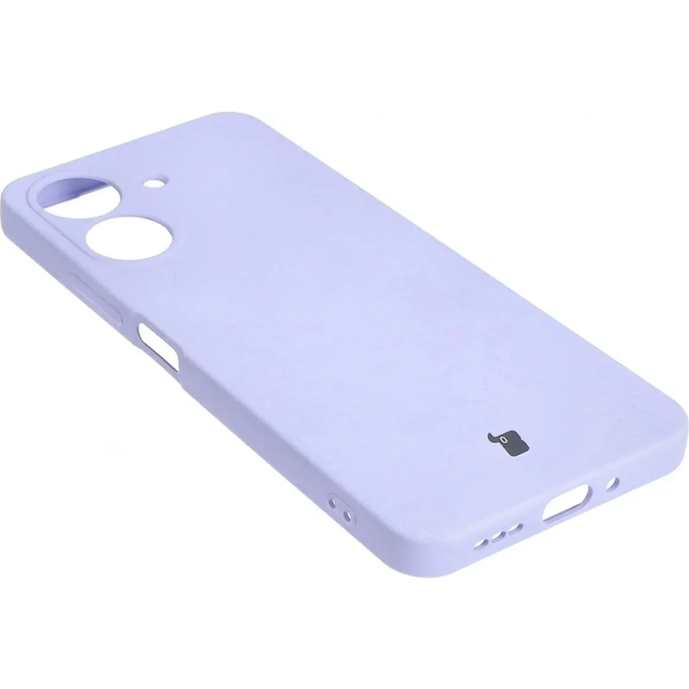 Etui Bizon Case Silicone do Redmi 13C / Poco C65 jasnofioletowe