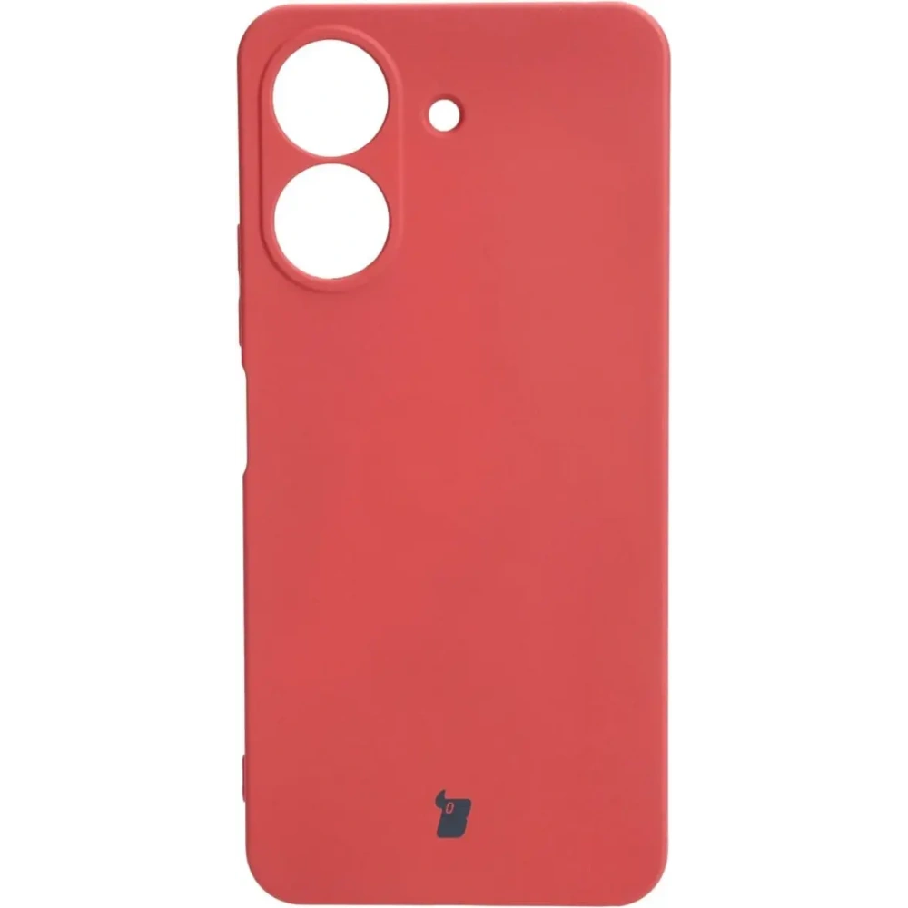 Etui Bizon Case Silicone do Redmi 13C / Poco C65 brudny róż