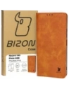 Etui z klapką Bizon Case Pocket Pro do Xiaomi Redmi 13C / Xiaomi Poco C65 brązowe