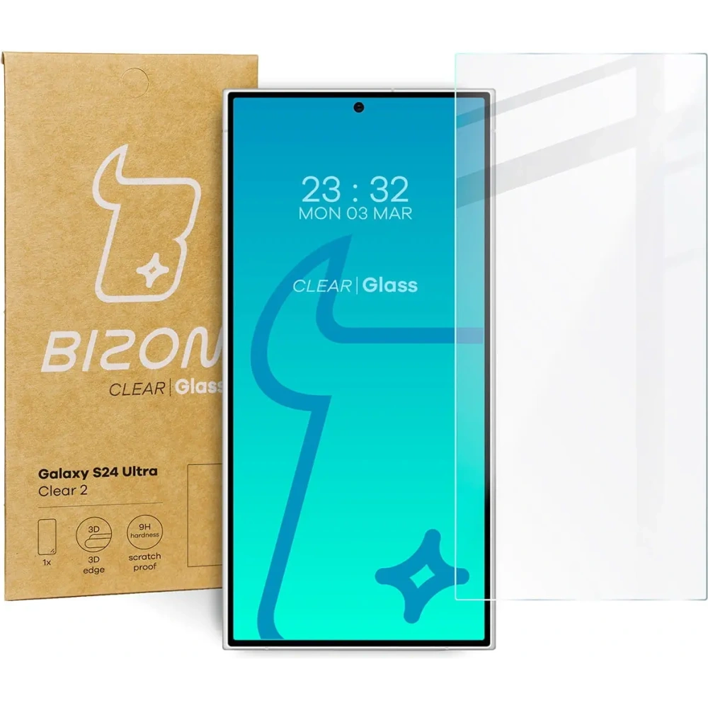 Szkło hartowane Bizon Glass Clear 2 do Samsung Galaxy S24 Ultra