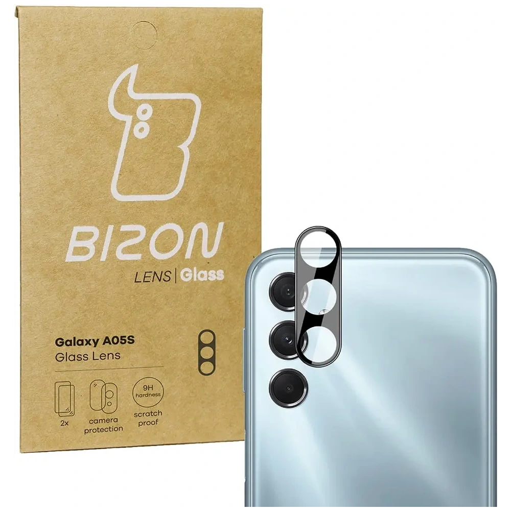 Szkło na aparat Bizon Glass Lens do Samsung Galaxy A05S [2 PACK]