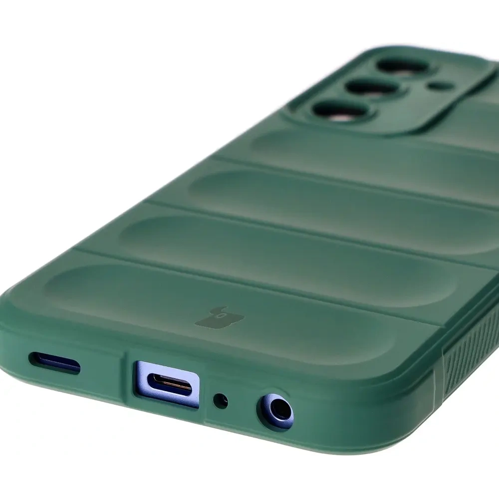 Pancerne etui Bizon Case Tur do Samsung Galaxy A25 5G ciemnozielone