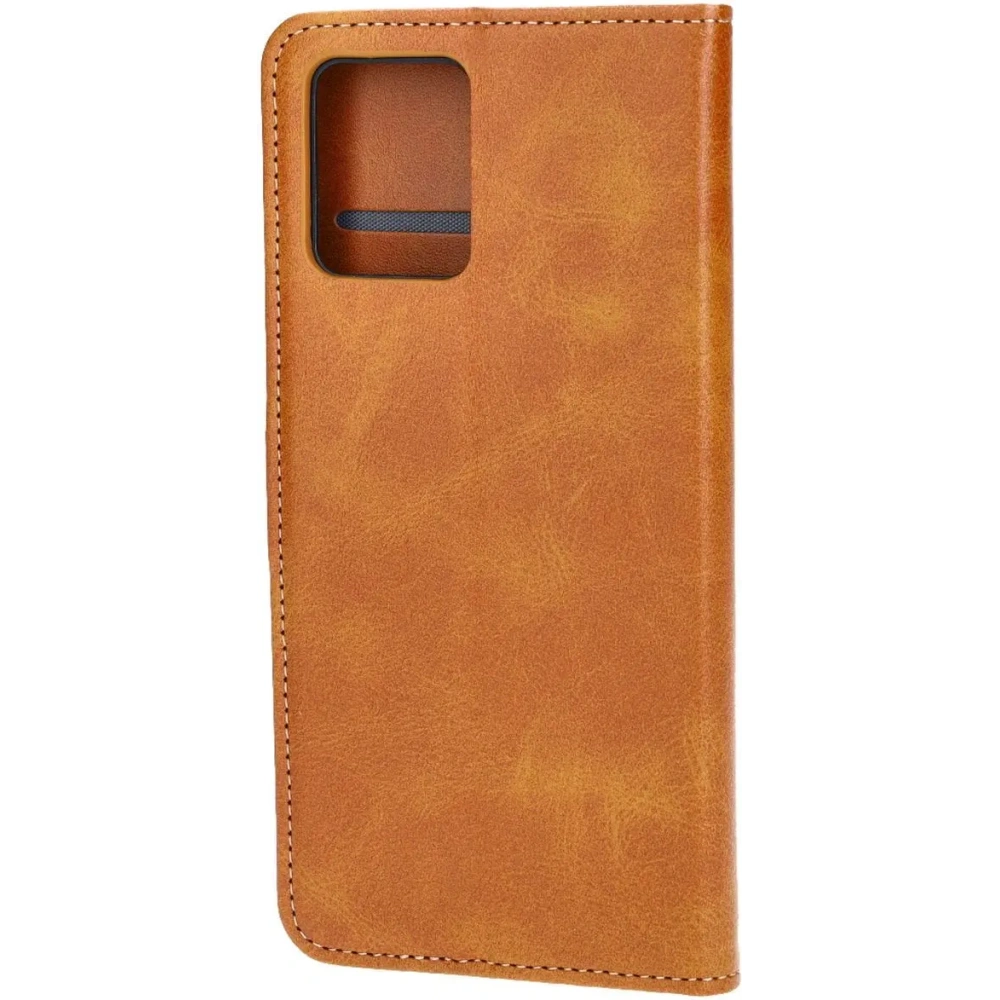 Etui z klapką Bizon Case Pocket do Motorola Moto G14 brązowe