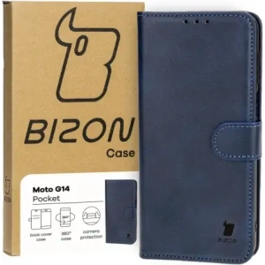 Kup Etui z klapką Bizon Case Pocket do Motorola Moto G14 modré - BIZ4078 - {ean13} - Sklep Home Screen