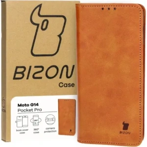 Kup Etui z klapką Bizon Case Pocket Pro do Motorola Moto G14 hnědé - BIZ4080 - {ean13} - Sklep Home Screen
