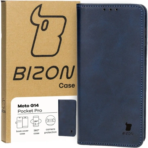 Kup Etui z klapką Bizon Case Pocket Pro do Motorola Moto G14 granatowe - BIZ4081 - {ean13} - Sklep Home Screen