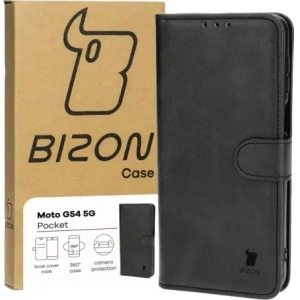 Kup Etui z klapką Bizon Case Pocket do Motorola Moto G54 5G czarne - BIZ4082 - {ean13} - Sklep Home Screen