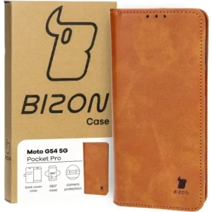 Kup Etui s klopou Bizon Case Pocket Pro pro Motorola Moto G54 5G hnědé - BIZ4084 - {ean13} - Sklep Home Screen