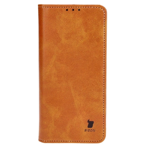 Kup Etui z klapką Bizon Case Pocket Pro do Motorola Moto G54 5G brązowe - BIZ4084 - {ean13} - Sklep Home Screen
