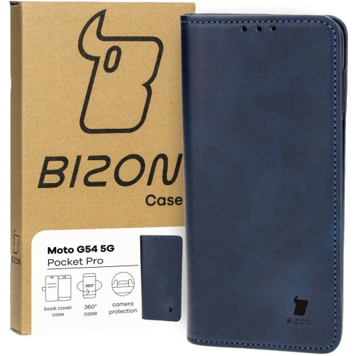 Kup Etui z klapką Bizon Case Pocket Pro do Motorola Moto G54 5G modré - BIZ4085 - {ean13} - Sklep Home Screen